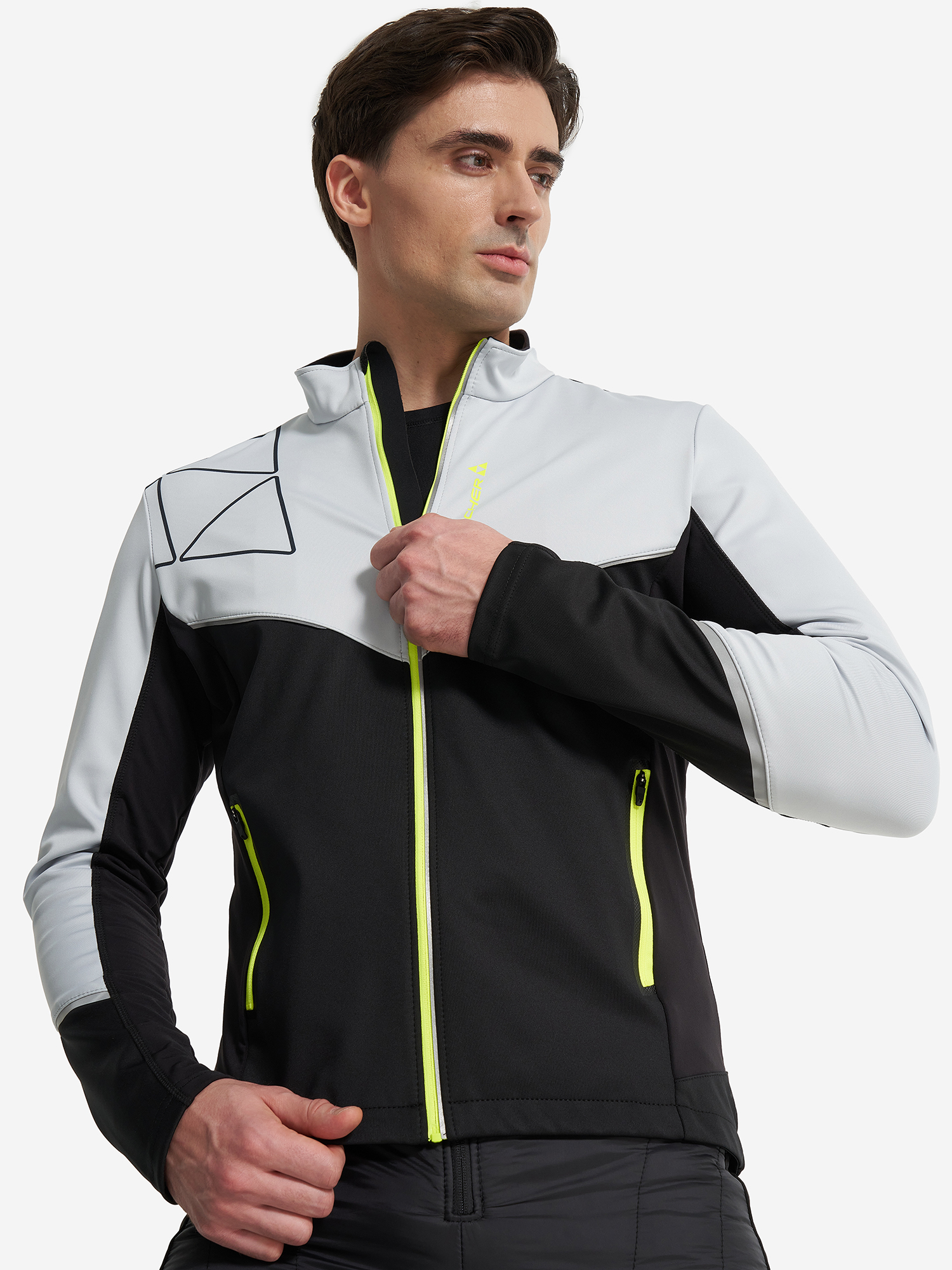 Куртка разминочная FISCHER Softshell Light мужская Куртка разминочная FISCHER Softshell Light мужская