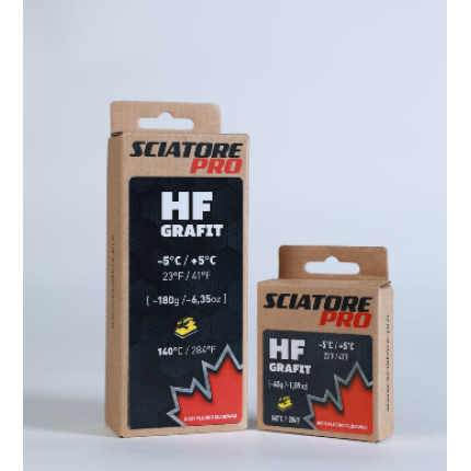 Парафин Sciatore Pro  HF GRAFIT (черный) -5/+5 45 гр