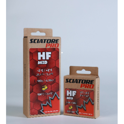 Парафин Sciatore Pro  HF MID (красный) +2/-2 45 гр