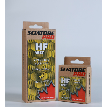 Парафин Sciatore Pro  HF WET (яркий желтый) +1/+10 45гр