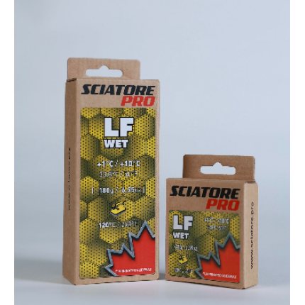 Парафин Sciatore Pro  LF WET (яркий желтый) +1/+10 45гр